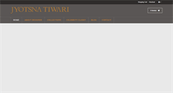 Desktop Screenshot of jyotsnatiwari.com