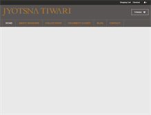 Tablet Screenshot of jyotsnatiwari.com